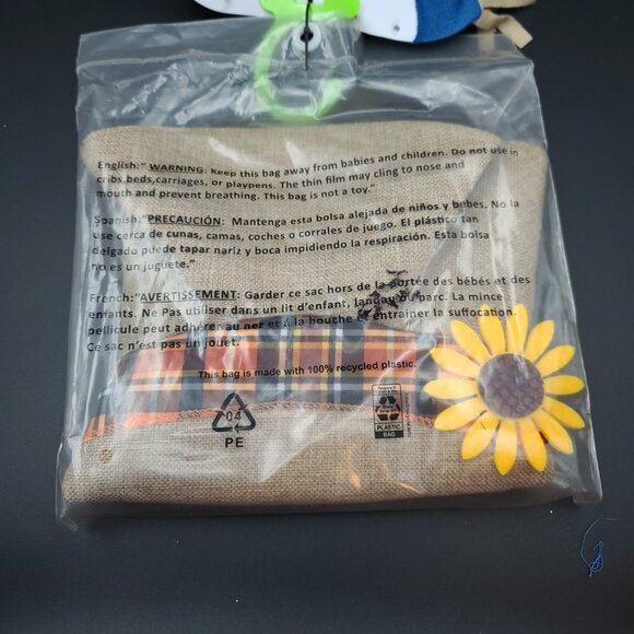 Halloween Cute Scarecrow Sunflower Adorable Toddler Costume , NWT - Picture 8 of 13